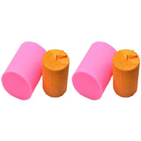 2X Cylinder Bee Honeycomb Candle Mold, Beehive Silicone Molds For Making Beeswax Candles Soaps