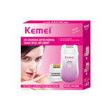 LCD Electric Tweezers Dry wet Use Portable Epilator KEMEI km-908B Women Usb Charging Cordless 3 in 1 Epilator Hair Removal