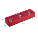 MOSKYAudio DC5 6-in-1 Guitar Multi-Effects Pedal Delay Chorus + Distortion Overdrive Booster Buffer Full with True Bypass