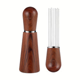 1pc, Coffee Cloth Powder Needle With Base, Coffee Stirrer, Stirring Pine Powder Needle