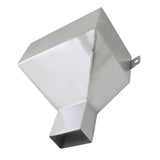 for stainless steel square funnel 1PC Side inlet Hopper siphon rainwater discharge downspout hopper