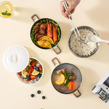 Stainless steel with bag isothermal cold dish for schools, campsites, Trabo - alphabet theme, remade format