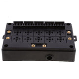 Top-10X Relay Socket Black Box 18 Way Blade Fuse Holder Car Insurance For Automotive Marine