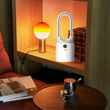 1 Set 2200Mah Summer Bladeless USB Charging High Wind Power Fan For Office Home