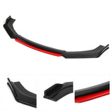 Universal Front Lip Spoiler Chin Body Kit PP Auto Car Exterior Aerodynamic Parts Bumper Diffuser