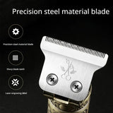 New Resuxi LM-911 Salon Home Boy Oil Head Carving Clipper Retro Charging Pusher with Base Hair Trimmer for Men