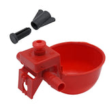 50Pcs Chicken Drinker Drinking Cups for Chicken red Quail Chicken Waterer Bowl Automatic Poultry Coop Feeder water Drinking Cups