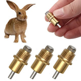 50Pcs Chicken Quail Rabbit Birds And Other Animals Copper Drinker Nipples Rabbit Drinking Water Accessories Equipments