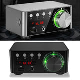 50WX2 Bluetooth 5.0 Power Amplifier Board TPA3116 Receiver Stereo Home Car Audio Amp USB U-disK TF Music Card Player