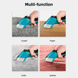 USB Cordless Electric Scissors Cloth Cut hine Rechargeable Leather Sewing Tailor Scissor Portable Hand Tool With 2PCS Blade
