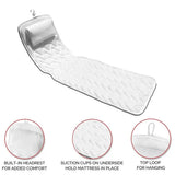 Cushion Extra-Large Full Body Bath Tub Pillow Non-Slip Spa Bathtub Mat Mattress Pad Super Thick Breathable 3D Mesh Layers