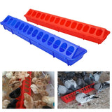 50cm Flip-Top Poultry Ground Feeder Chicken Poultry Feeder Trough Chicken farming tool Pheasant feeding bucket Quality Chick