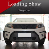 Car Front Light Fog Lamp Garnish Strip Eyebrow Cover Trim For Suzuki Vitara 2016-2020