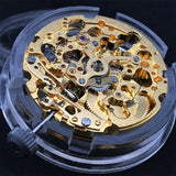 Sier 8N24 nical Miyota 21 Jewels Skeleton Automatic Movement