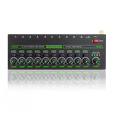 4/6/10 Channel Ultra Low Noise Stereo e Mini Professional Sound with RGB Light DC5V Easy Operation Audios Mixer