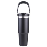 30oz Double-Layer with Handle Portable Water Cup Stainless Steel Vacuum Thermal Insulated Mug for Women Men