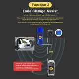 Universal 24Ghz Millimeter Wave Radar 20M BSD Bd Spot Detection System Lane Change Assist Highlight Warning Light Strip