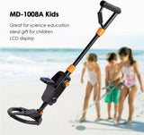 MD-1008A Metal Underground Depth Search Finder - Gold Detector Treasure Detecting Pinpointer with Waterproof Coil