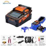 AI-9 AI-6 AI-5 signal light fiber fusion splicer 10 languages freely switch built-in optical power meter and VFL5.0