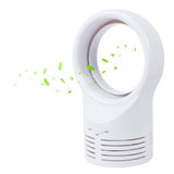 Hot Fashion Mini Bladeless Fan Sleeping Electric Coog Super Quiet Two Speed Air Fans for Home Students factory price