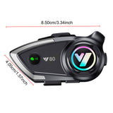Motorcycle Helmet Handsfree Call Music Earphone Headset Wireless for Riders Moto GPS Headphone Waterproof BT 5.3 Y80