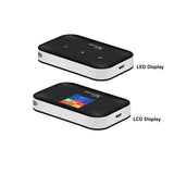 4G Wireless Wifi Card Router Neutral Black 150Mbps Display Screen With Built-in Battery, Portable