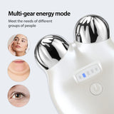 Electric Microcurrent Facial Massager Roller Anti Wrinkles Face Lift Skin Tightening Machine Face Firming Beauty Device Massager