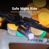 XOSS XL400 Portable Bike Headlight Waterproof USB Rechargeable MTB Front Lamp Bicycle Flash Light