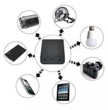50W Monocrystale Silicon Solar Panel Battery Clip + Charging Compartment 12V Dual USB Output Sola r Cells Solars Panels