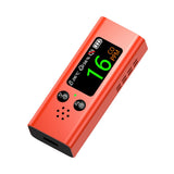 3 In1 Carbon Monoxide Portable Aluminum Alloy Accurate Rechargeable Travel CO Temp/Humidity Detector with Loud Alarm