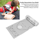 1 Roll Cardiopulmonary Barrier Disposable Face Shield for Emergency Use Cardiac Resuscitation Facial Cover