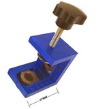 3-In-1 Punching Locator Round Wood Tenon Woodworking Punching Locator Kit Blue&Black For Woodworking Drilling