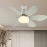 Fans Lights Crystal Fandelier 3000K-6500K 3 Speed Remote Control LED Ceig Fan For Bedroom/Garage/Kitchen