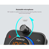 Car Handsfree MP3 Player Bluetooth 5.0 FM Transmitter RGB Modulator Music Car Kit PD18W QC3.0 Fast Charger