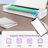 Wirelessly 200dpi BT Sticker With Roll Paper Portable Pocket Thermal Printer for Journal Photos Notes