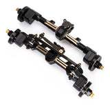 Brass Complete Front And Rear Portal Axle Set For 1/24 RC Crawler Car Axial SCX24 Gladiator Bronco C10 Deadbolt JLU,1