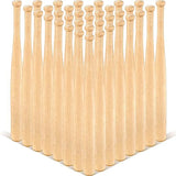36 PCS Mini Baseball Bat 7 Inch Unfinished Small Wooden Bats Unpainted For Painting Keychain