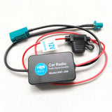 Easy Assemble Copper Car FM Radio Aerial Antenna Signal Amplifier Booster For Audi Skoda Seat VW