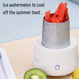 12/24V Car Mini Refrigerator Summer Quick Coog Cup Portable Travel Home Dual-Use Freezing Water Beverage Zip-Top Can Beer
