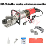 HRB-16/HRB-22 Steel Bar Bender Electric Hydraulic hine HandHeld Rebar Bending Construction Tool