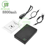 Mini UPS Uninterrupted Power Supply 10400mAh Lithium ion Backup Battery with DC 12V/9V/5V Output for Wireless Router