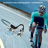 Wireless Earphones Bone Conduction Headphones Bluetooth 5.3 Not In-Ear Headset Hanging Neck Sport Earphones Lightweight Ear Hook