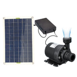Brushless Solar Water Pump Kit with 50W Panel Power - for Bird Bath, Garden Fountain