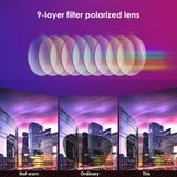 Fashion Sports Stereo Wireless Bluetooth 5.0 Headset Telephone Polarized Driving Sunglasses/mp3 Riding Eyes Glasses