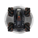 High speed double-sided music light remote control drift spray stunt racing children's electric toy car