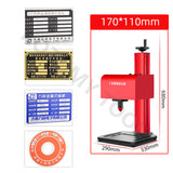 Signage Nameplate Marking 170x110 250x150 300x200mm Pneumatic Electricity Desktop Engraving hine for Metal Part