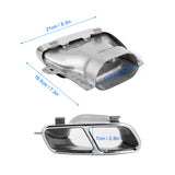 Quad Exhaust Tips Exhaust Tip Stylish Appearance 304 Stainless Steel for Car Accessories for A45 W176 CLA45 C117 2013‑2018