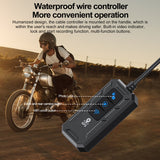 Motorcycle Special Driving Recorder DVR 3.0 Inch Waterproof Screen With Dual 1080P Cameras Support Wifi Connect Phone GPS Track