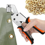 EyeletPliers Tarpaulins,EyeletPliers Set with 300Eyelets (Diameter Mm),EyeletPliers 10 Mm for Leather,Fabrics