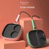 Breakfast hine 3 In 1 Household Non-stick Steak Frying Pan Egg Burger Electric Sand Maker Toaster Baking Waffle Cooking